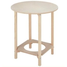 MESA CAMILLA REDONDA 70X75...